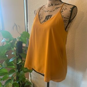 NWT Peace, Love Cake Sammy t-back chiffon tank